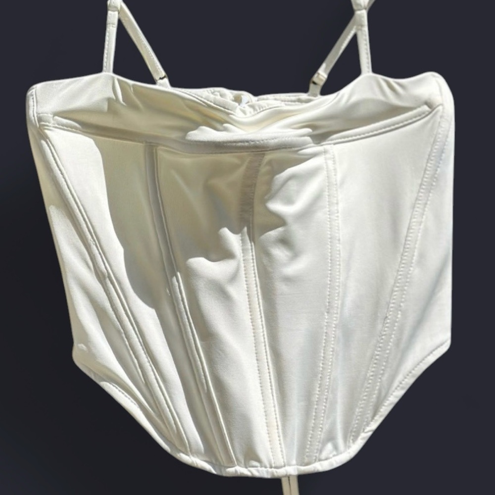 Elegant White Corset Top Size 4
